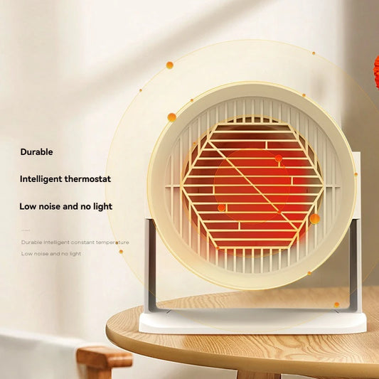 Portable Space Heater - Silent Desktop Foot Warmer for Office & Home