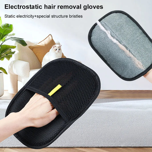 Cat Hair Remover Mitt - Reusable Pet Grooming Glove