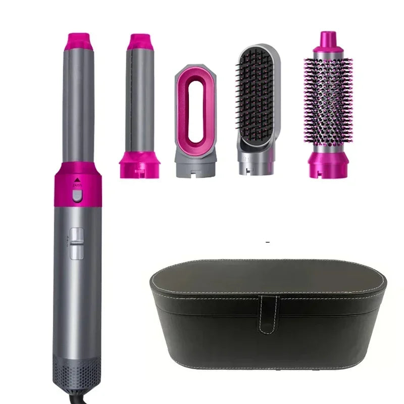 5-in-1 Hair Dryer Brush - Hot Air Styling Tool with Negative Ions | XMSJ