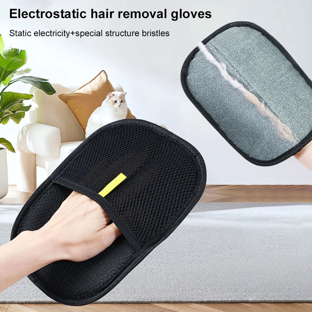 Cat Hair Remover Mitt - Reusable Pet Grooming Glove