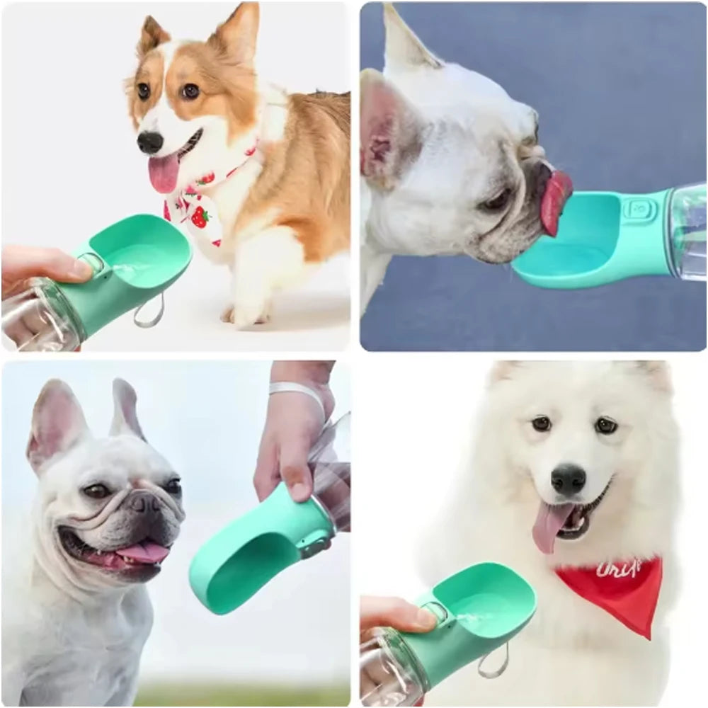 Portable Dog Water Bottle - Leak Proof Travel Pet Drinking Bowl