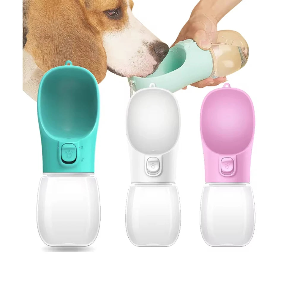 Portable Dog Water Bottle - Leak Proof Travel Pet Drinking Bowl