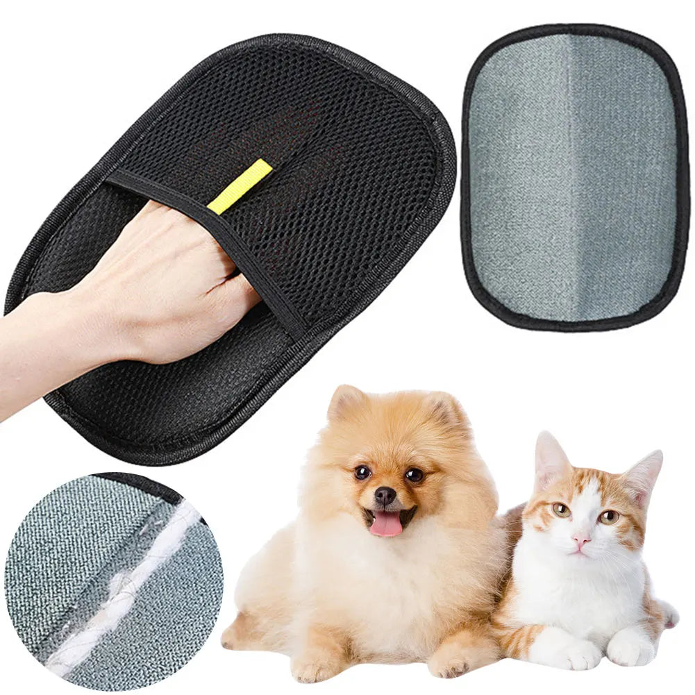 Cat Hair Remover Mitt - Reusable Pet Grooming Glove