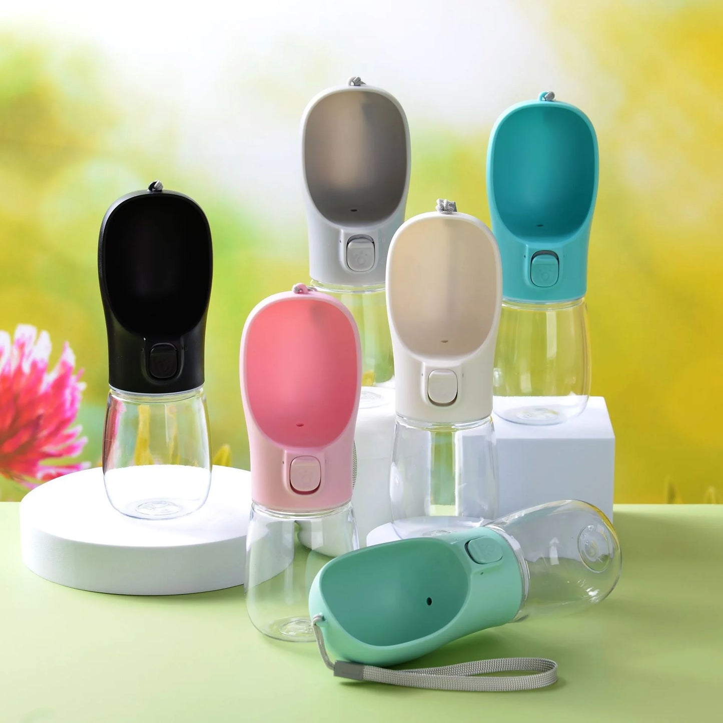 Portable Dog Water Bottle - Leak Proof Travel Pet Drinking Bowl